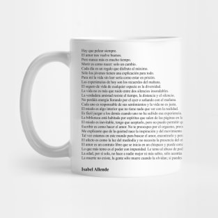 Frases de Isabel Allende Mug